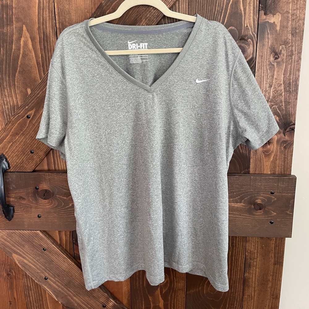 Grey Nike Dri-Fit Tee